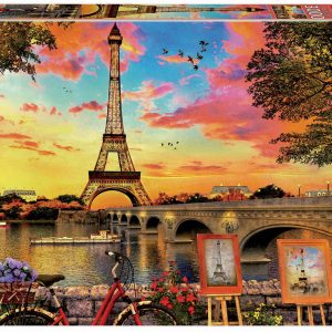 Puzzle Educa 3000 Pôr do sol em Paris