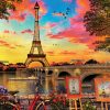 Puzzle Educa 3000 Pôr do sol em Paris
