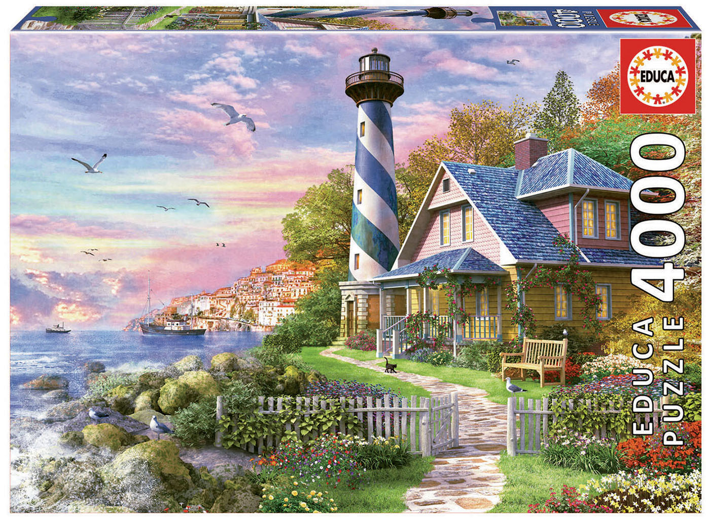 Puzzle Educa 4000 Farol em Rock Bay