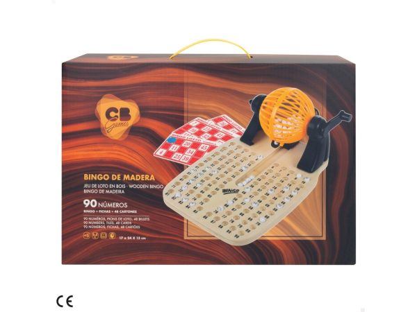 Bingo De Madeira Com Acessórios para jogos de tabuleiro