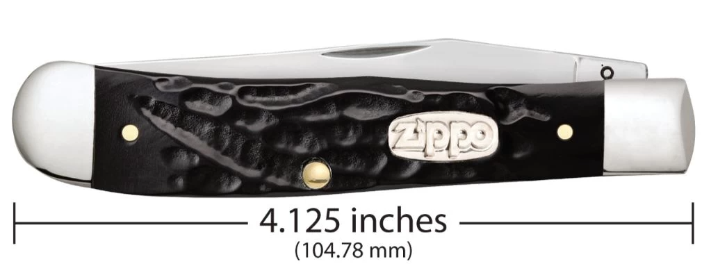 Zippo Navalha Caçador Sintético Preto Áspero Zippo Navalha Caçador Sintético Preto Áspero