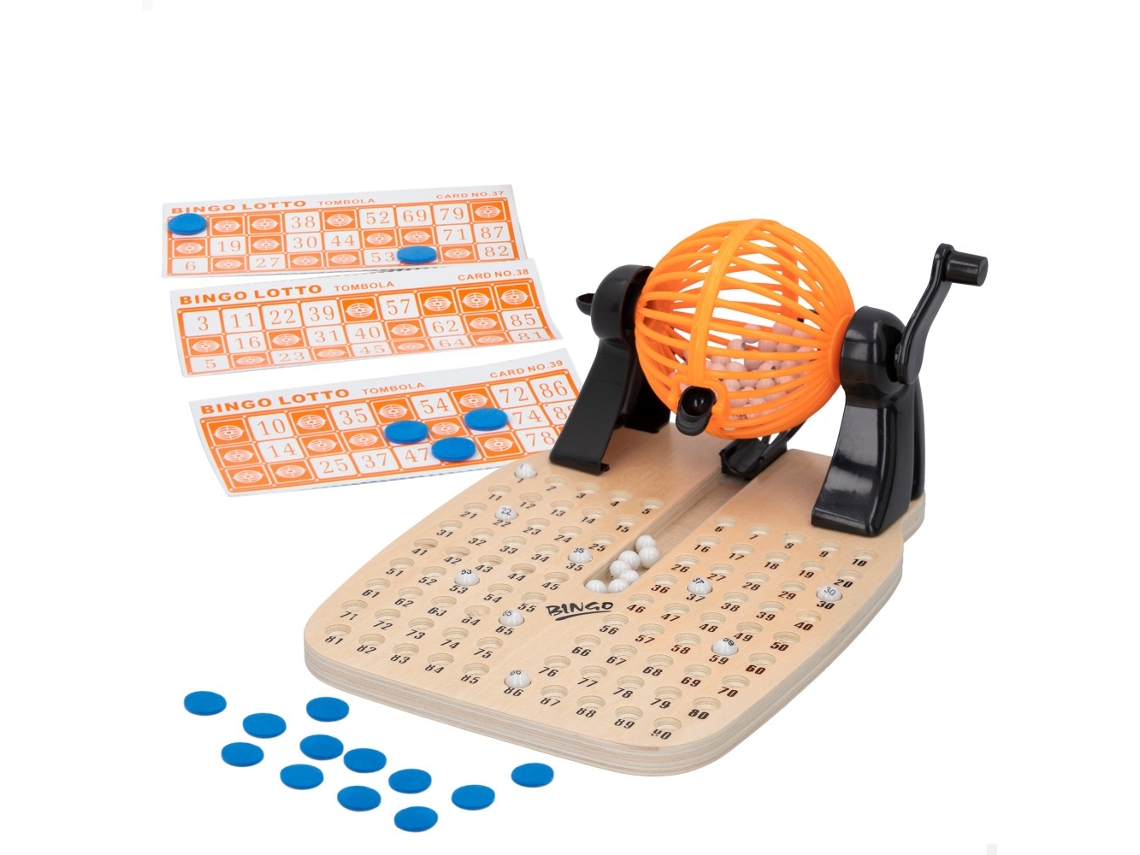 Bingo De Madeira Com Acessórios para jogos de tabuleiro
