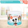 Conjunto de 40 blocos de madeira Disney Mickey e Minnie