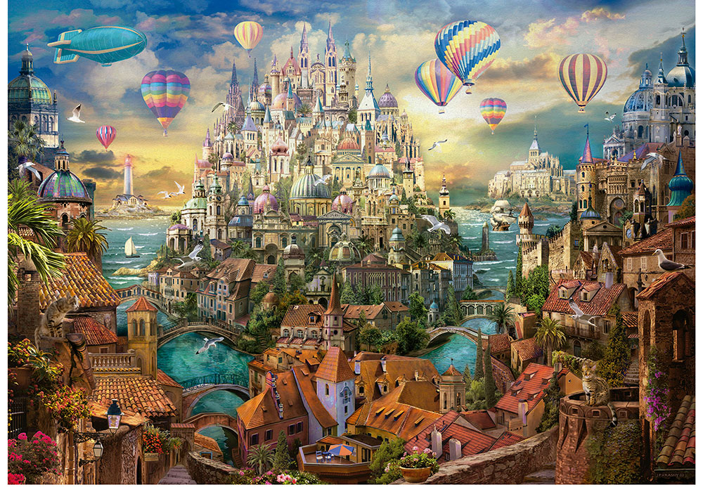 Puzzles de 8000 peças a Cidade Dos Sonhos