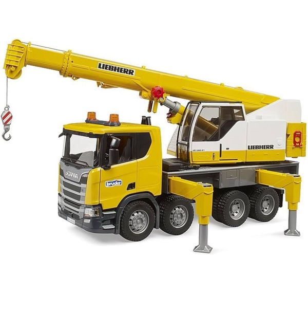 Camião Guindaste Scania Super 560R Liebherr com módulo de luz e som